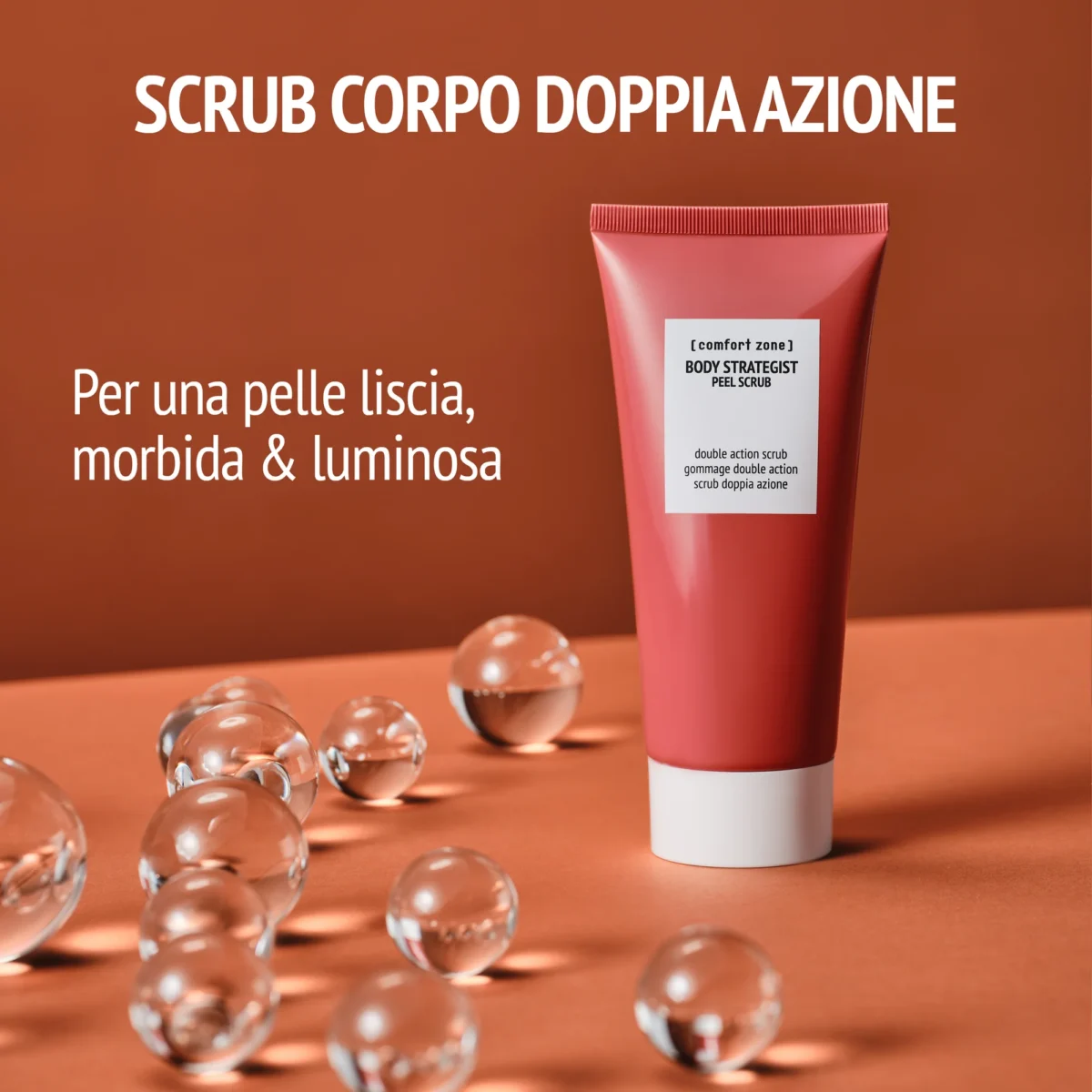 BODY STRATEGIST PEEL SCRUB TRAVEL SIZE  30ml by [ comfort zone ] - immagine 2